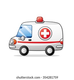 Ambulance car.