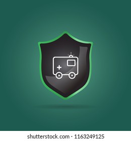 ambulance car icon