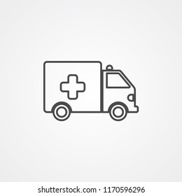 Ambulance car icon