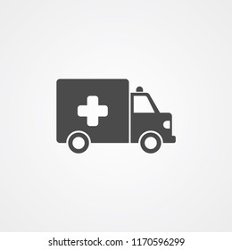Ambulance car icon