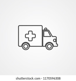 Ambulance car icon