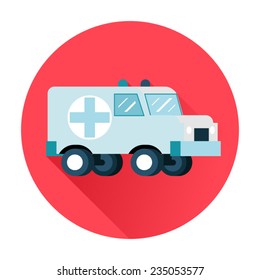 ambulance car icon