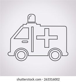 ambulance car icon