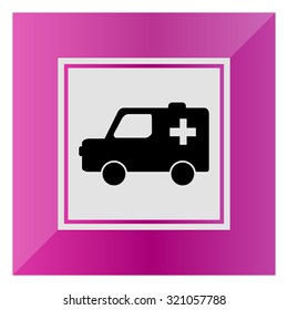 Ambulance car icon