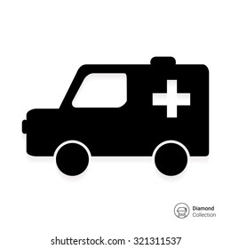 Ambulance car icon