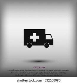 ambulance car icon