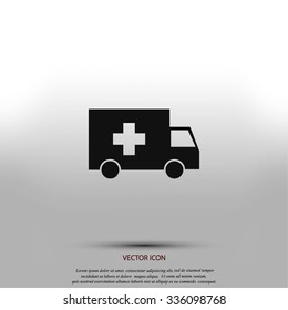 ambulance car icon