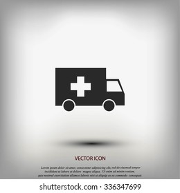 ambulance car icon