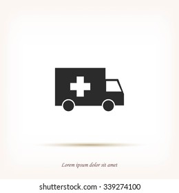 ambulance car icon