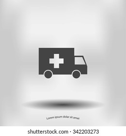 ambulance car icon