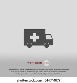ambulance car icon