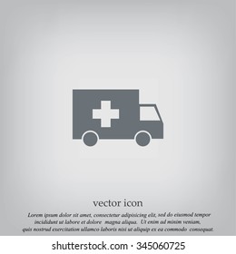 ambulance car icon