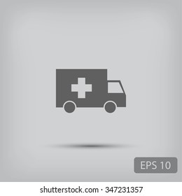 ambulance car icon