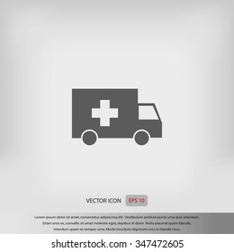 ambulance car icon