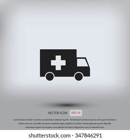 ambulance car icon