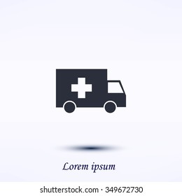 ambulance car icon