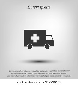 ambulance car icon