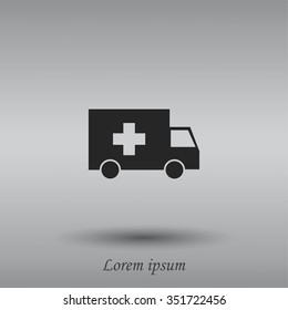 ambulance car icon