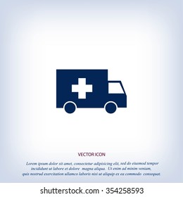 ambulance car icon