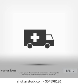 ambulance car icon