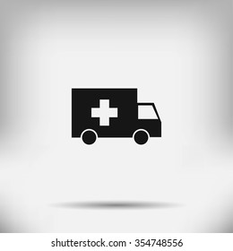 ambulance car icon
