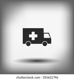 ambulance car icon