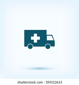 ambulance car icon