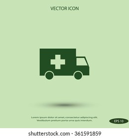 ambulance car icon