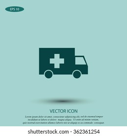ambulance car icon