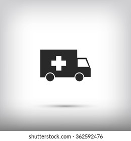 ambulance car icon