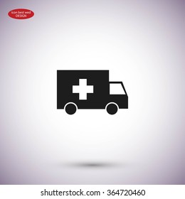 ambulance car icon
