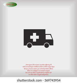 ambulance car icon
