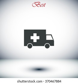 ambulance car icon