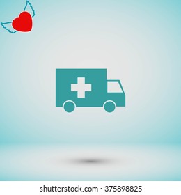 ambulance car icon