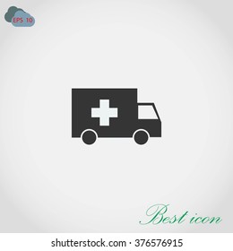 ambulance car icon