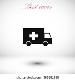 ambulance car icon