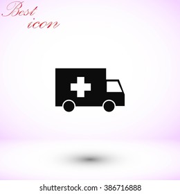 ambulance car icon