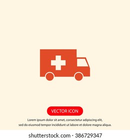 ambulance car icon