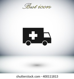 ambulance car icon