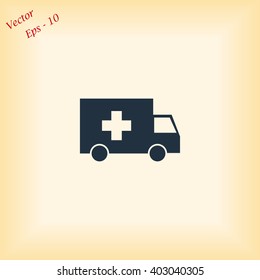 ambulance car icon