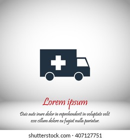 ambulance car icon