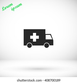 ambulance car icon