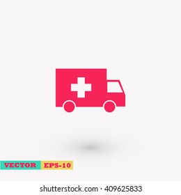 ambulance car icon
