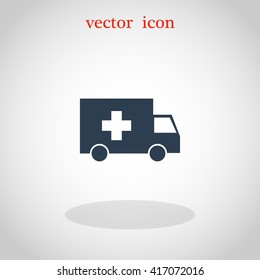 ambulance car icon