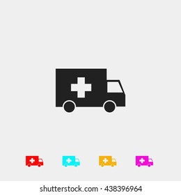 ambulance car icon