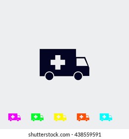 ambulance car icon