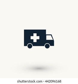ambulance car icon