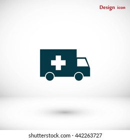 ambulance car icon