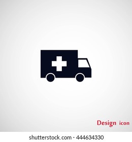 ambulance car icon