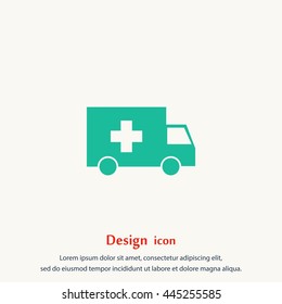 ambulance car icon